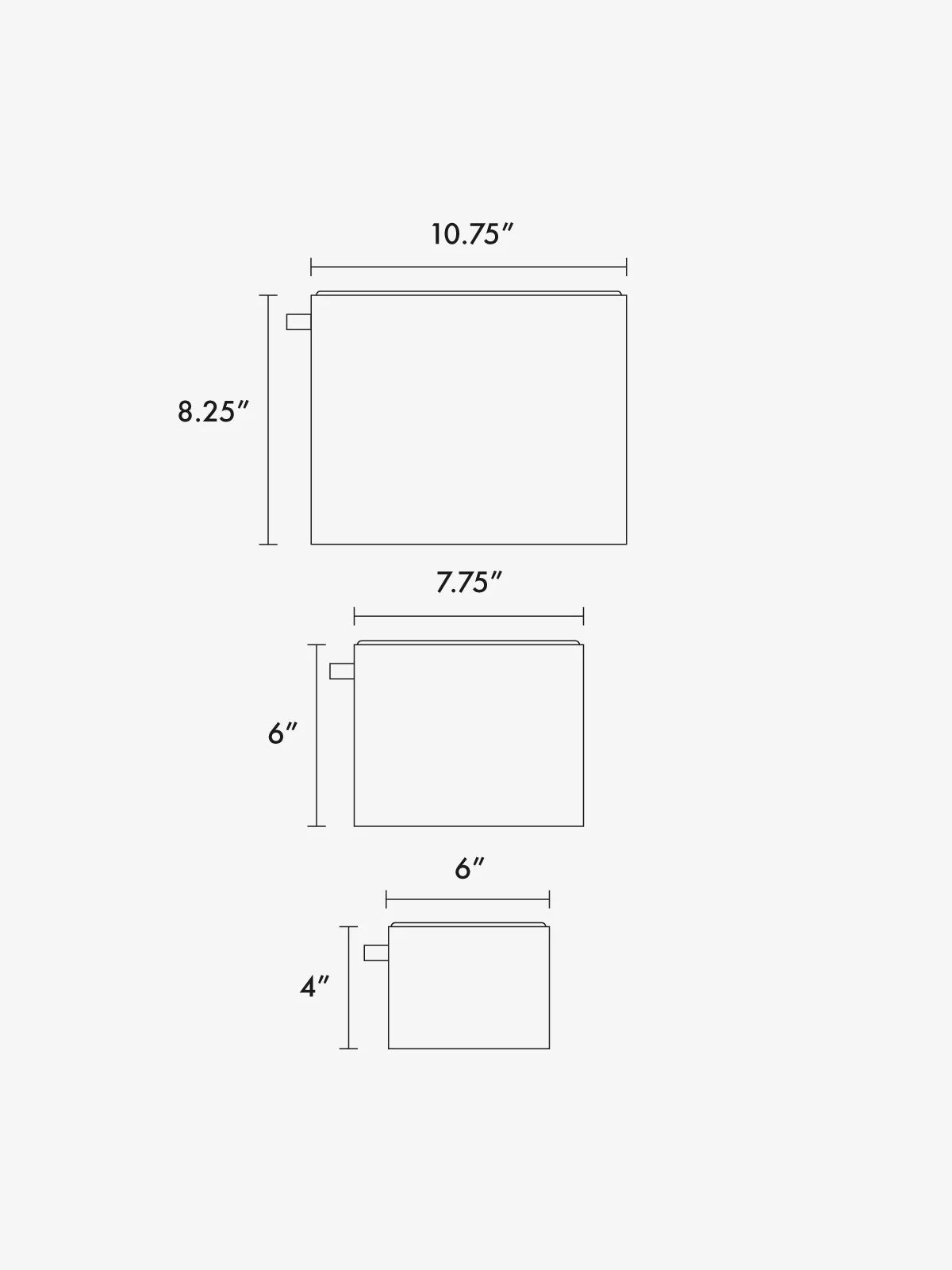 Compakt Zip Pouch Set