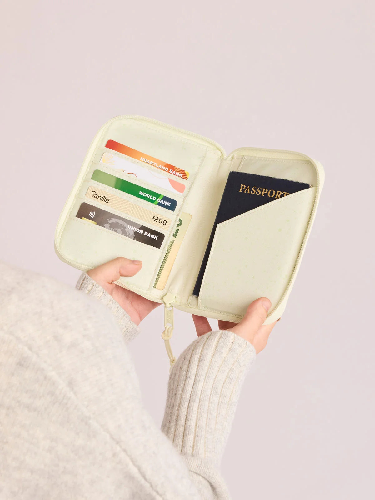 Terra Zip Passport Wallet