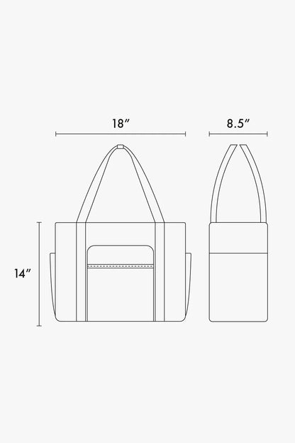 Terra 35L Water Resistant Zip Tote Bag
