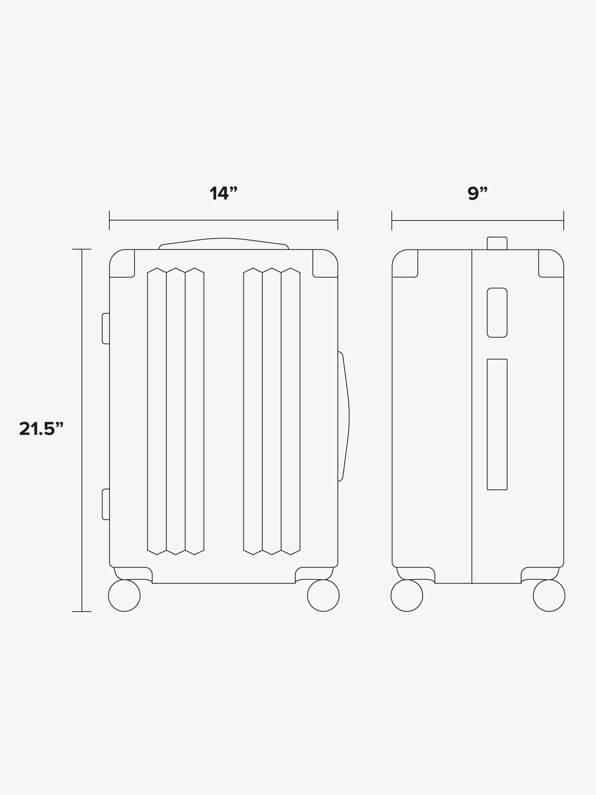 Ambeur 3-Piece Luggage Set
