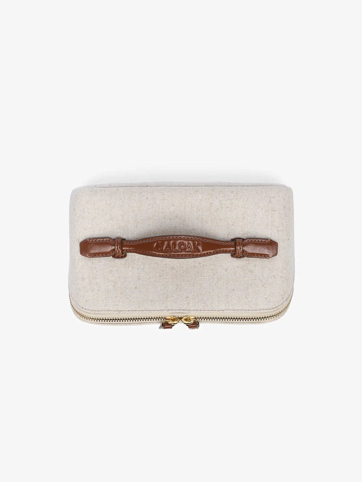 Colette Lay-Flat Canvas Toiletry Bag