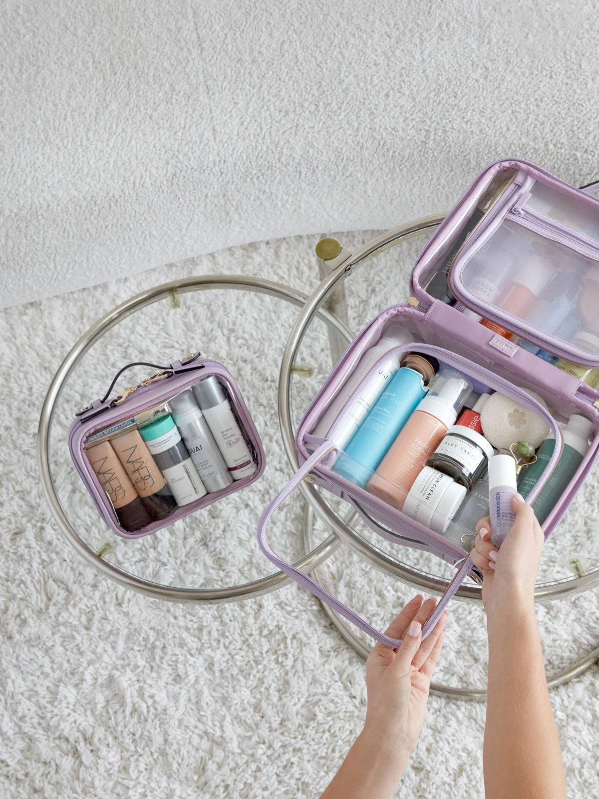 Small Clear Cosmetics Case
