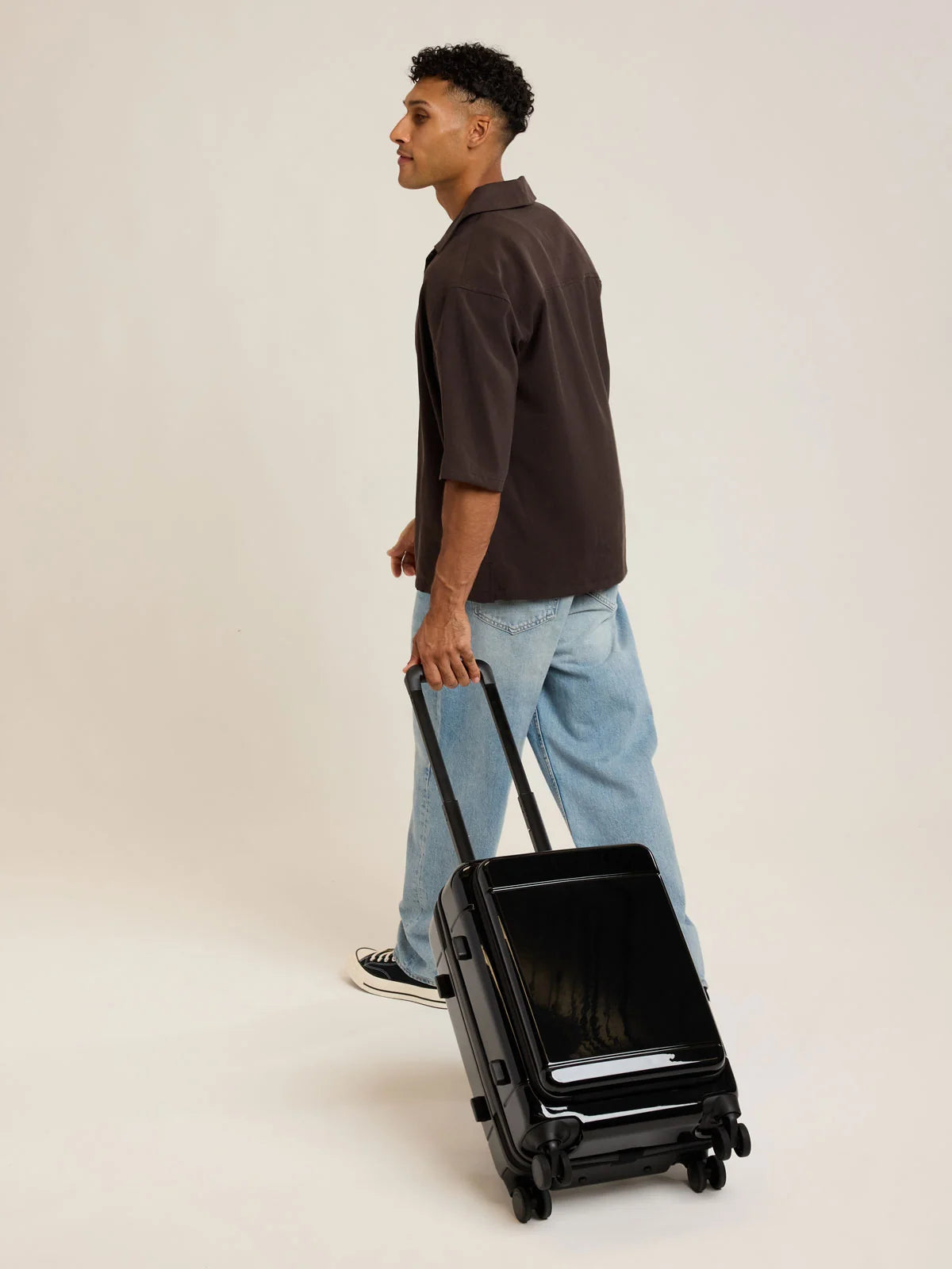 Hue Front Pocket Carry-On Luggage