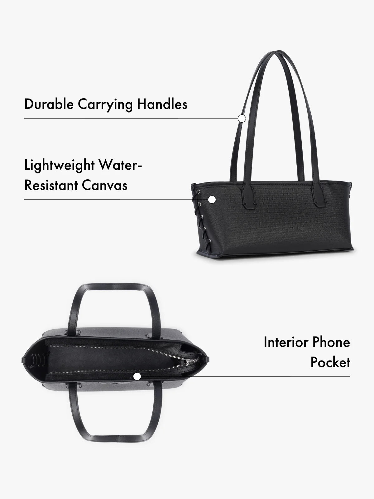 Colette Canvas Shoulder Tote