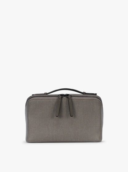 Colette Lay-Flat Canvas Toiletry Bag