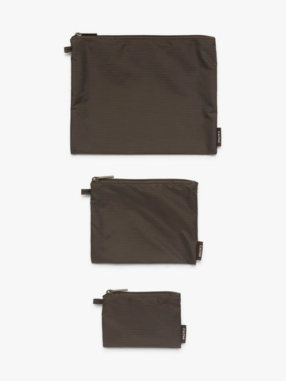 Compakt Zip Pouch Set