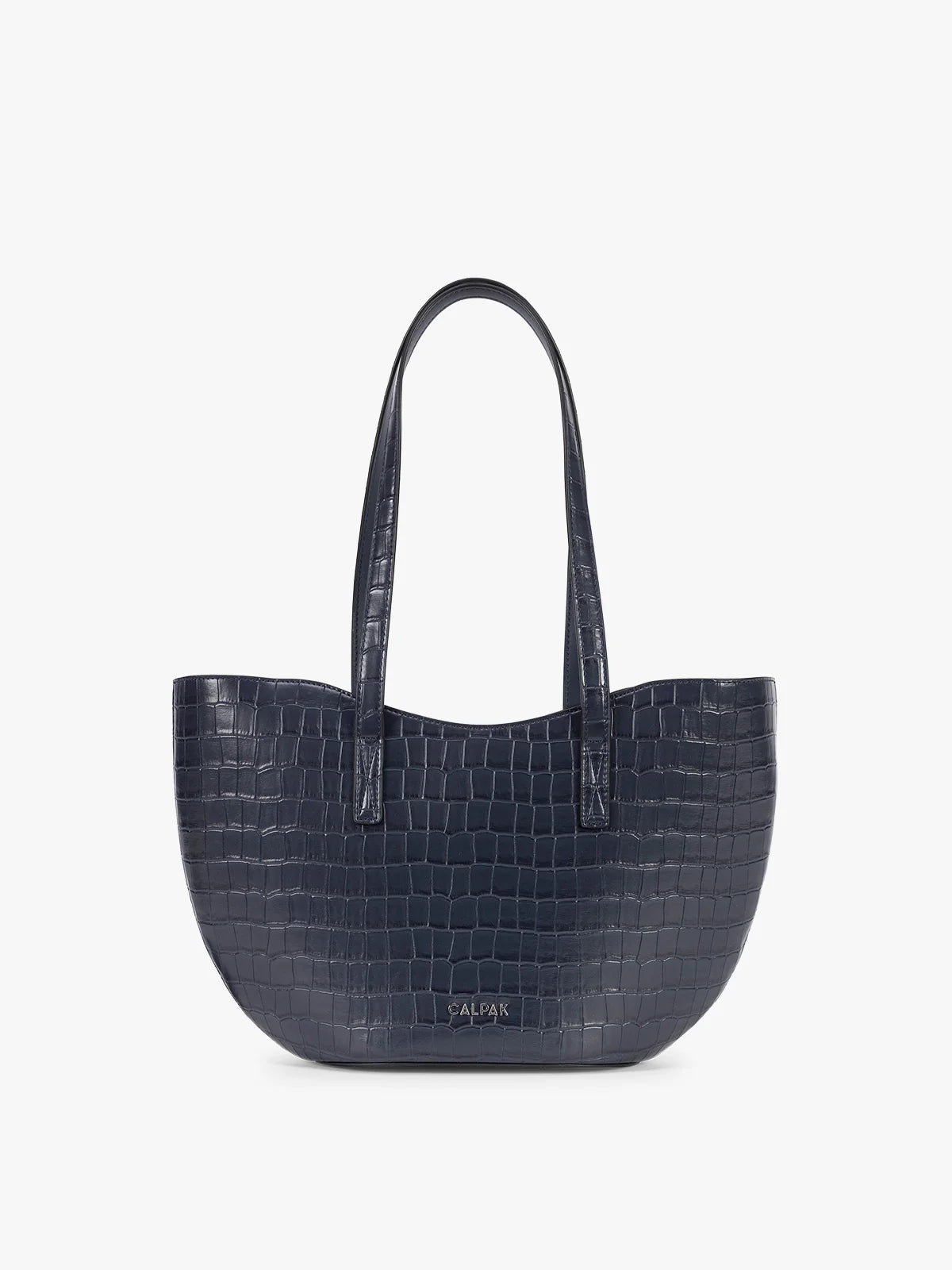 Haven Tulip Tote in Croc-Embossed
