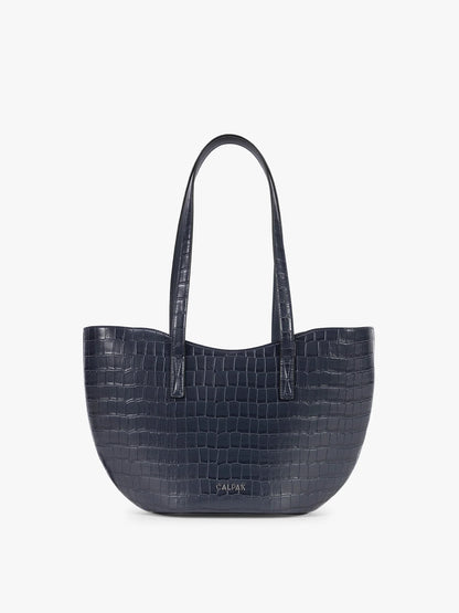 Haven Tulip Tote in Croc-Embossed