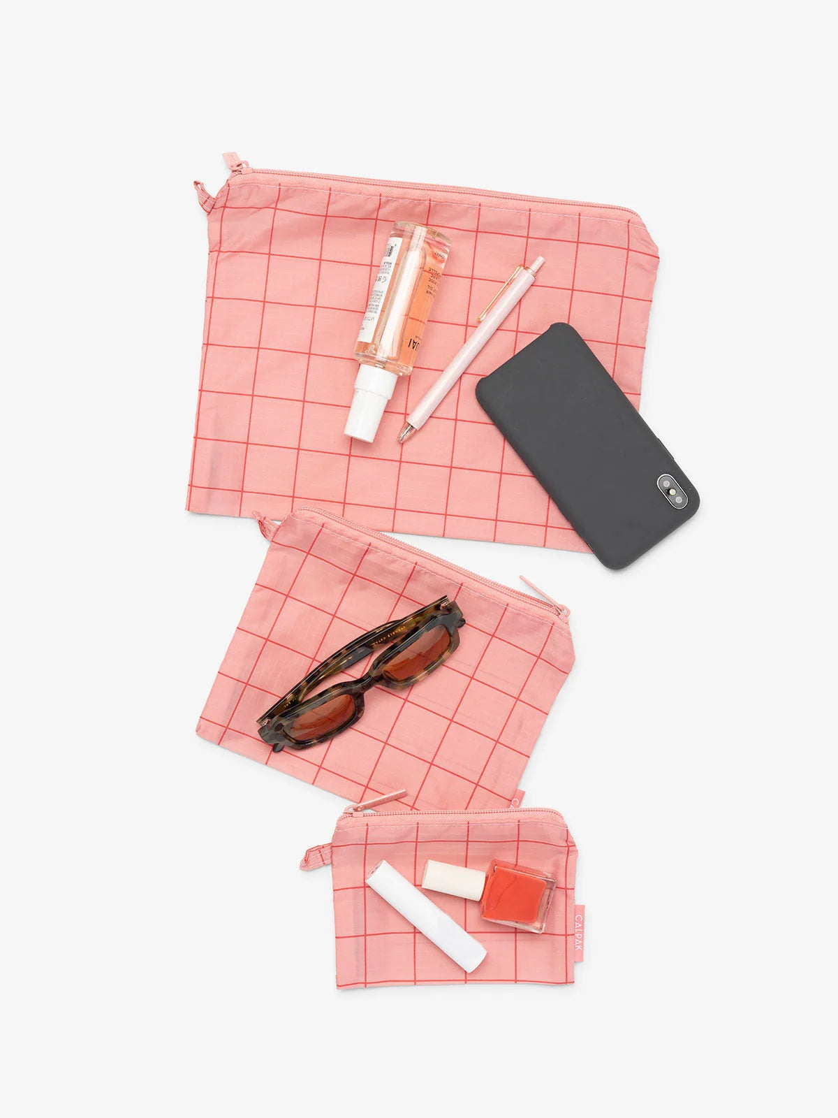 Compakt Zip Pouch Set