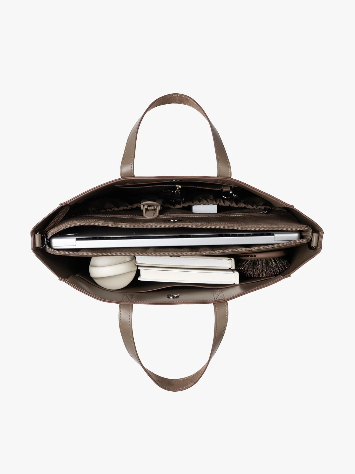 Haven 15" Laptop Tote Bag in Vegan Suede