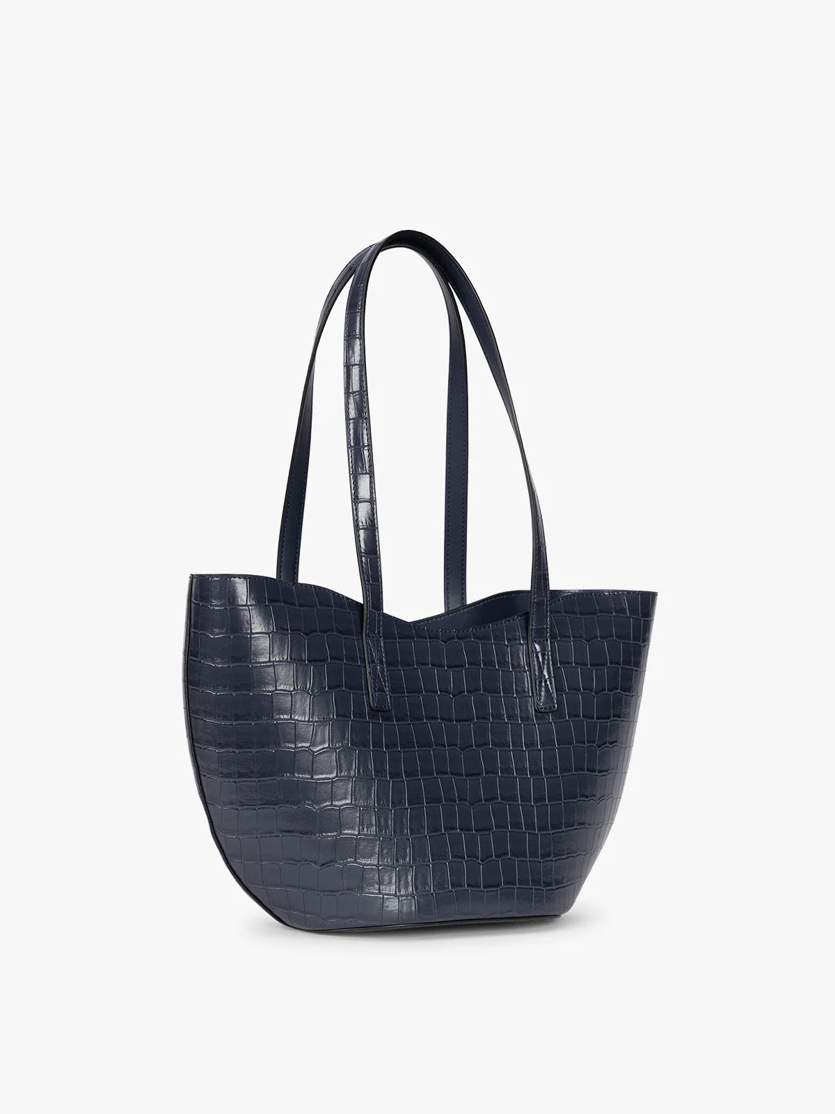 Haven Tulip Tote in Croc-Embossed