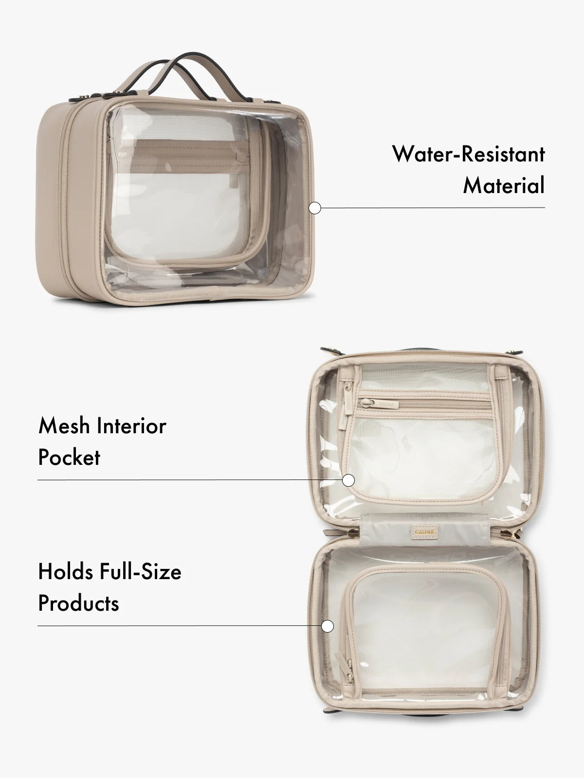 Medium Clear Cosmetics Case