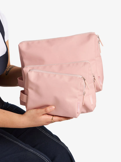 Water Resistant Zip Pouch Set (3 Pieces)