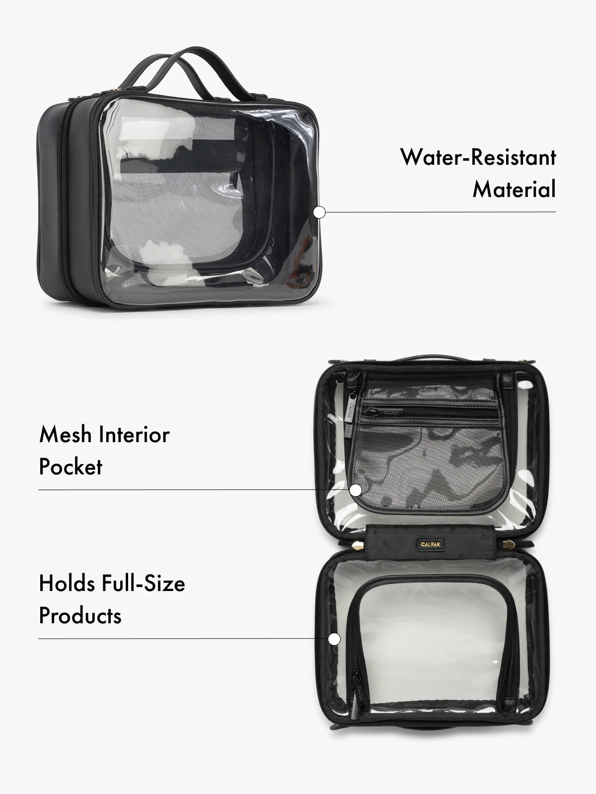 Medium Clear Cosmetics Case