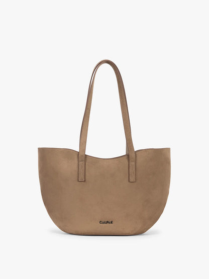 Haven Tulip Tote in Vegan Suede