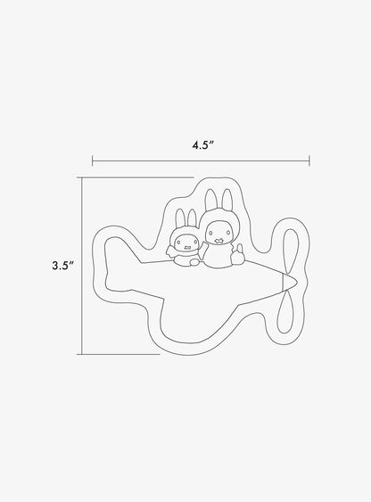 Miffy Pluffy Bag Charm