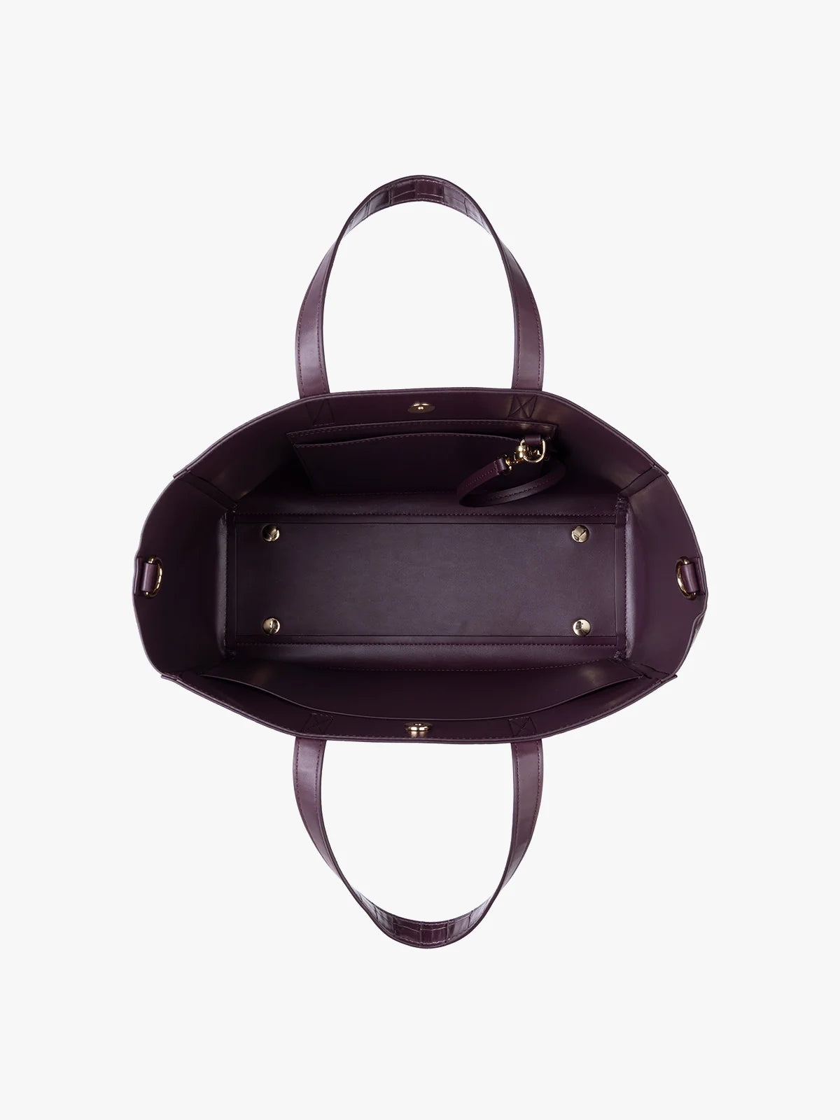 Haven 15" Laptop Tote Bag in Croc-Embossed