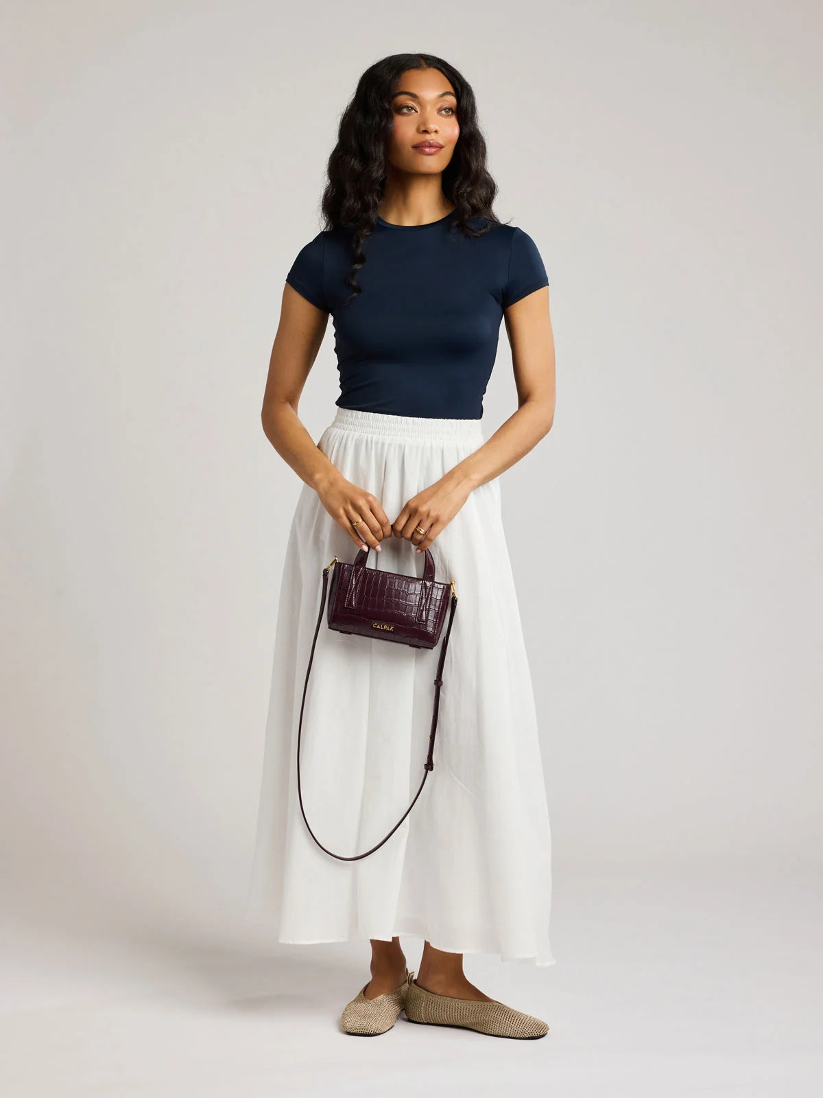 Haven Mini Crossbody Bag in Croc-Embossed