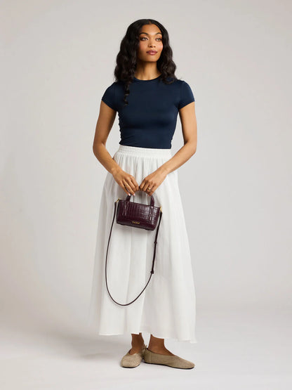 Haven Mini Crossbody Bag in Croc-Embossed