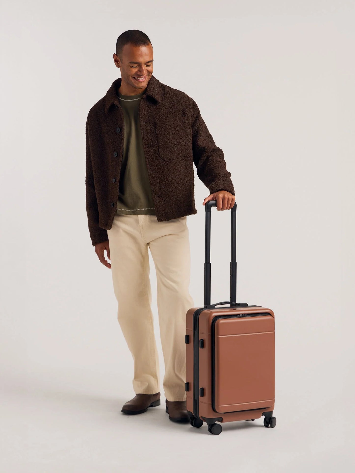Hue Front Pocket Carry-On Luggage