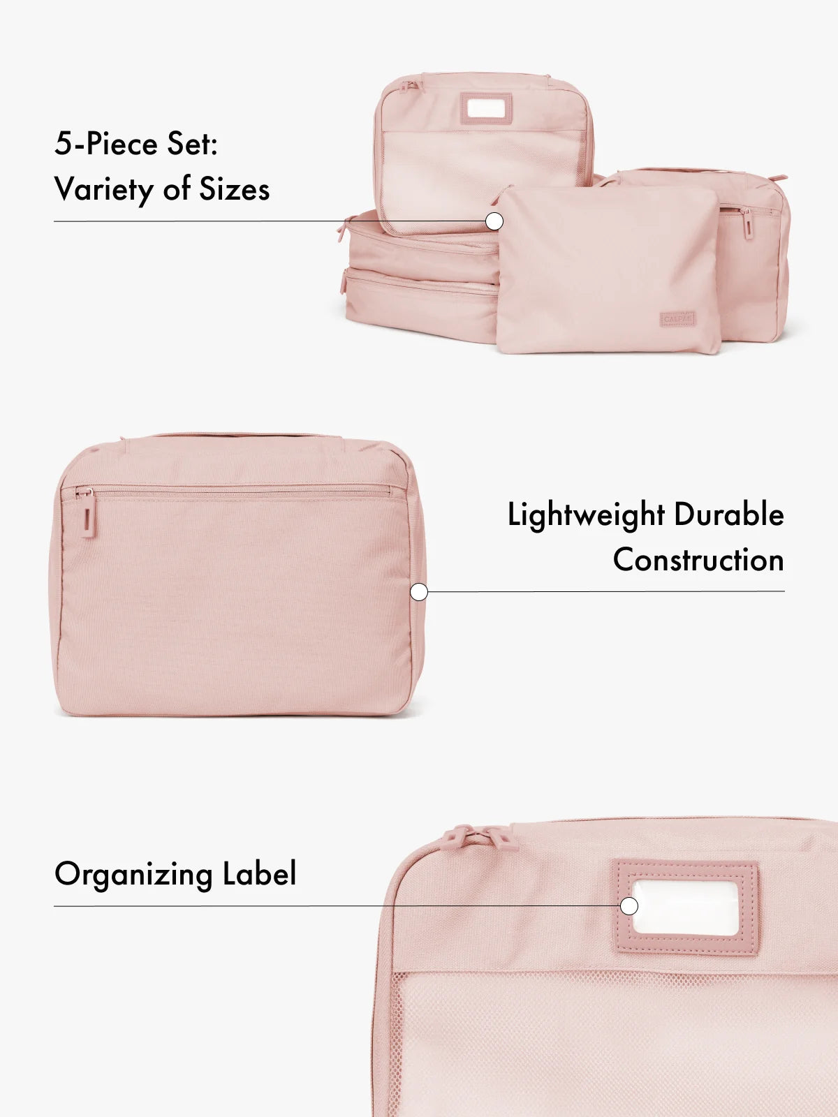 Packing Cubes Set (5 Pieces)