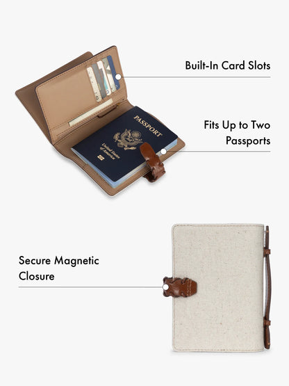 Colette Multi Passport Canvas Wallet
