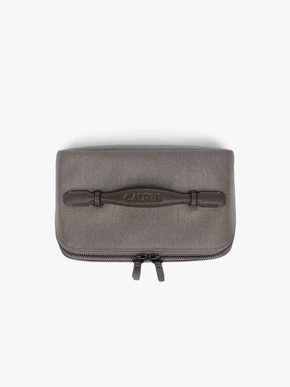 Colette Lay-Flat Canvas Toiletry Bag